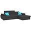 Ecksofa Polo R porto35 + pod. Porto 61,2
