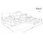 Ecksofa Polo R porto35 + pod. Porto 61,8