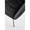 Stuhl K306 Stoff velvet/Chrom Schwarz/Gold,3