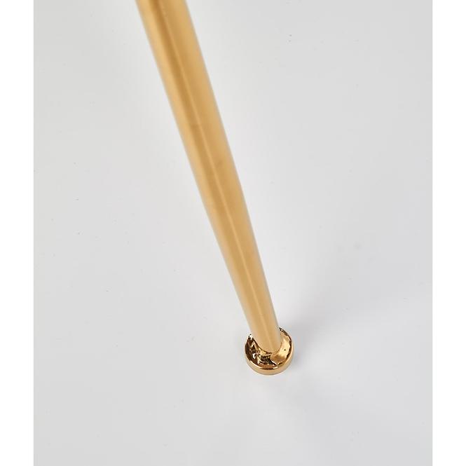Stuhl K381 Stoff velvet/Chrom rosa/Gold