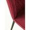 Stuhl K399 Stoff velvet/Metall Dunkelrot,11