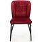 Stuhl K399 Stoff velvet/Metall Dunkelrot,12