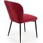 Stuhl K399 Stoff velvet/Metall Dunkelrot,7
