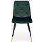 Stuhl K438 Stoff velvet/Metall dunkelgrün,3