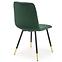 Stuhl K438 Stoff velvet/Metall dunkelgrün,5