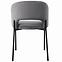 Stuhl K455 Stoff velvet/Metall Grau,4
