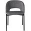 Stuhl K455 Stoff velvet/Metall Grau,6