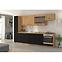 Küchenschrank Modena 40D1F BB schwarz/eiche artisan,9