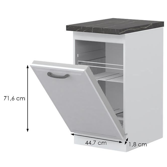 Türen für Einbauspülmaschine Evia k45/4 Pearl Grey Matte,2