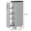Küchenschrank Evia k14-30-1kz/3 pearl grey Matt,2