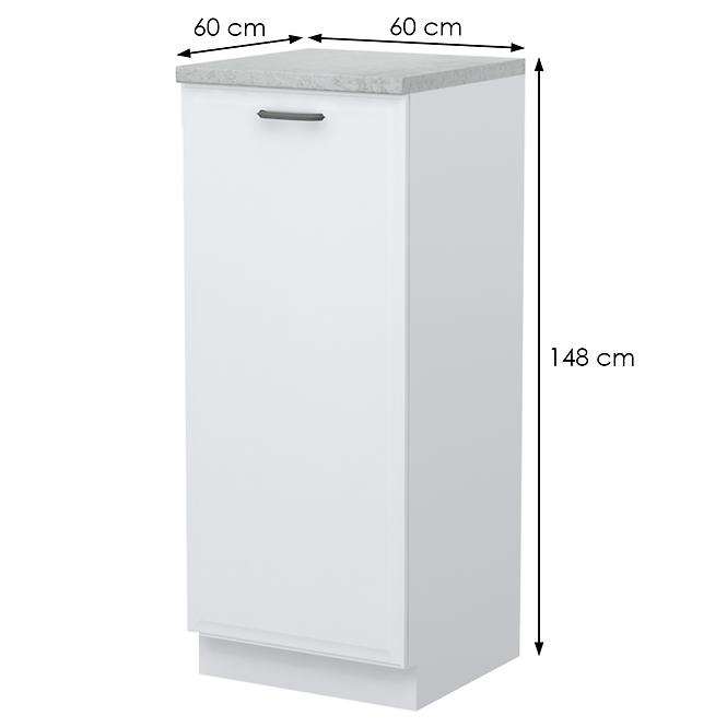 Küchenschrank Evia k14-60-1kf/3 pearl grey Matt