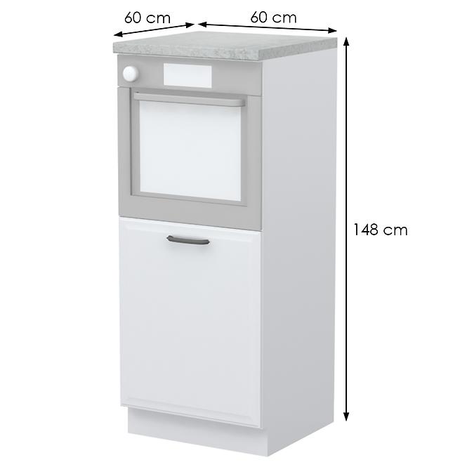 Küchenschrank Evia k14-60-1kr/4 pearl grey Matt