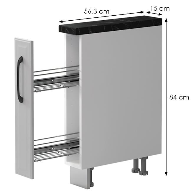 Küchenschrank Evia r-15-1k/4 pearl grey Matt