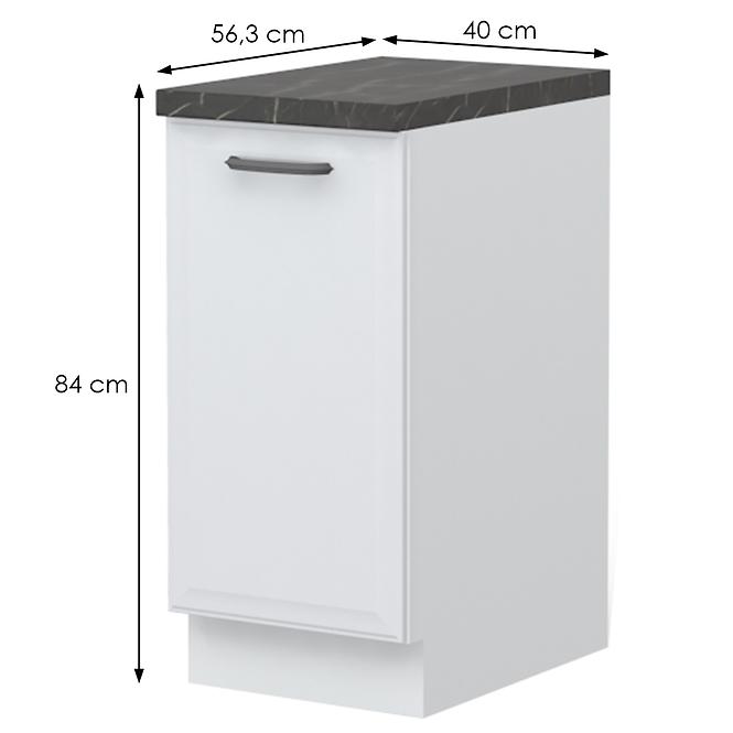 Küchenschrank Evia r-40-1k/4 pearl grey Matt,2