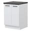 Küchenschrank Evia r-60-2k/4 pearl grey Matt