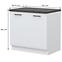 Küchenschrank Evia r-90-2k/4 pearl grey Matt,2