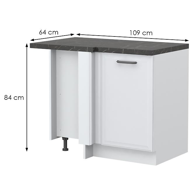 Küchenschrank Evia r-ug-1k/4 pearl grey Matt,2