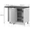 Küchenschrank Evia r-ug-1kza/4 pearl grey Matt,2