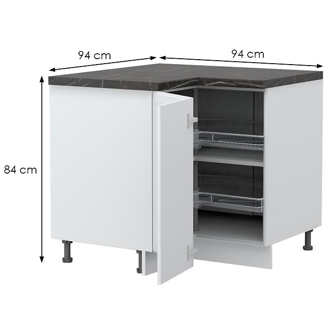 Küchenschrank Evia r-ug-2kza/4 pearl grey Matt,2