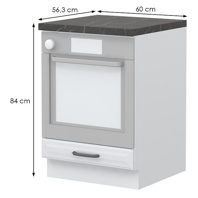 Küchenschrank Evia r-60-r/4 korpus pearl grey Matt,2