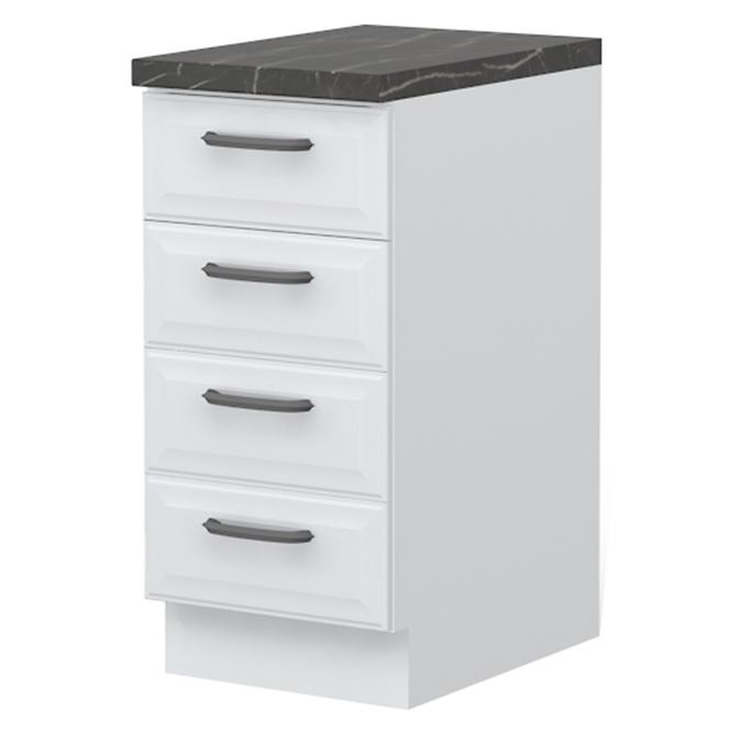 Küchenschrank Evia r-40-4f/4 4s standard pearl grey Matt