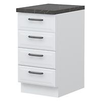 Küchenschrank Evia r-45-4f/4 4s standard pearl grey Matt