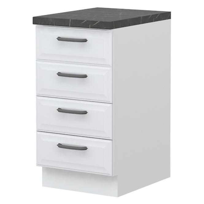 Küchenschrank Evia r-45-4f/4 4s standard pearl grey Matt