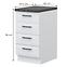 Küchenschrank Evia r-45-4f/4 4s standard pearl grey Matt,2