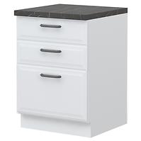 Küchenschrank Evia r-60-3f/4 3s standard pearl grey Matt