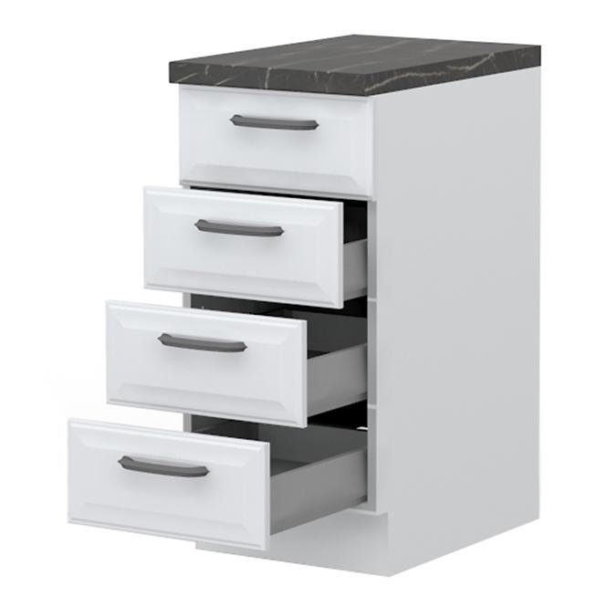 Küchenschrank Evia r-40-4mbox/4 4s pearl grey Matt