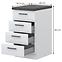 Küchenschrank Evia r-45-4mbox/4 4s pearl grey Matt,2