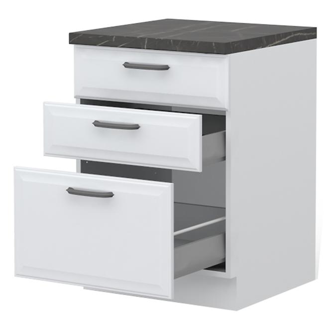 Küchenschrank Evia r-60-3mbox/4 3s pearl grey Matt