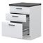 Küchenschrank Evia r-60-3mbox/4 3s pearl grey Matt