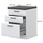 Küchenschrank Evia r-60-3mbox/4 3s pearl grey Matt,2