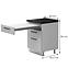 Küchenschrank Evia r-60-3fms/4 pearl grey Matt,2