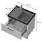 Küchenschrank Evia r-80-2mz/4 pearl grey Matt,2