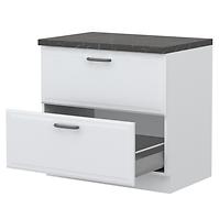 Küchenschrank Evia r-90-2mbox/4 pearl grey Matt