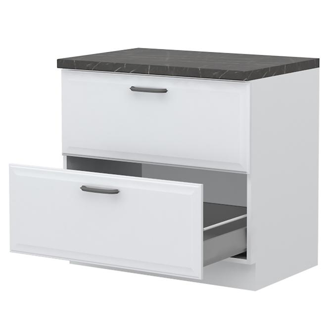 Küchenschrank Evia r-90-2mbox/4 pearl grey Matt
