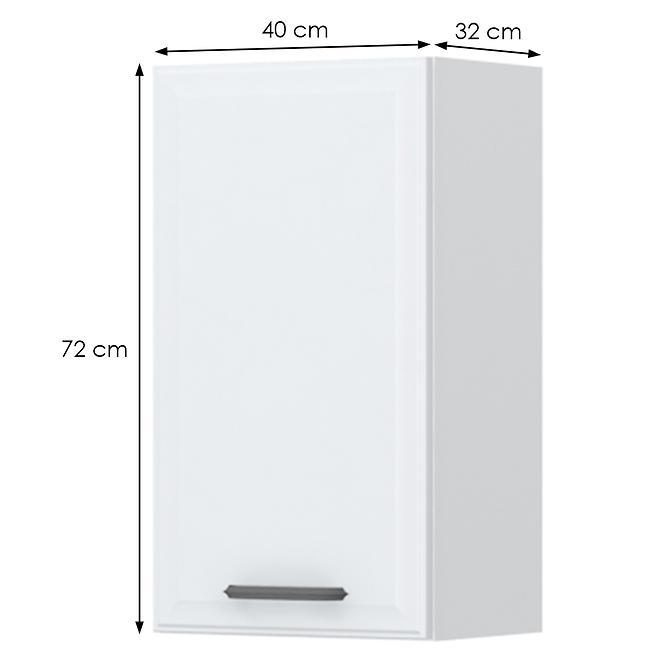 Küchenschrank Evia v7-40-1k/4 pearl grey Matt,2
