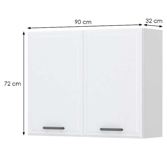Küchenschrank Evia v7-90-2k/4 pearl grey Matt,2