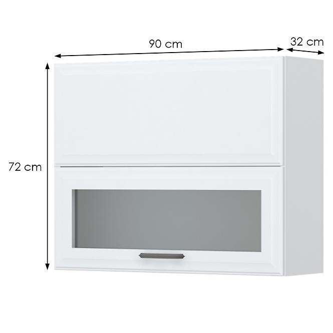 Küchenschrank Evia v7-90-1k1sp/4 pearl grey Matt,2