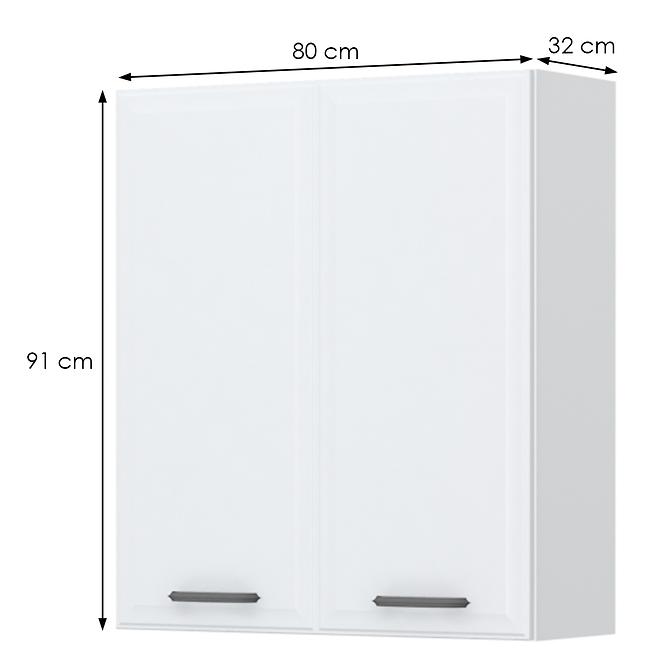 Küchenschrank Evia v9-80-2k/4 pearl grey Matt,2