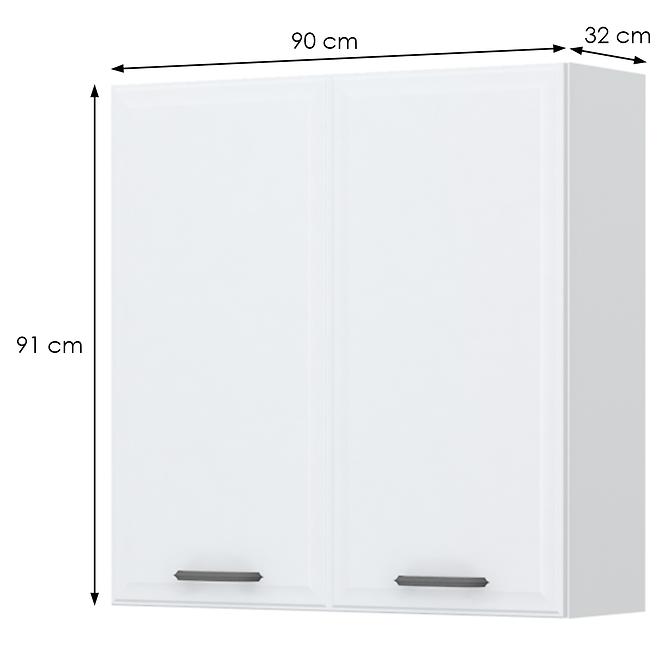 Küchenschrank Evia v9-90-2k/4 pearl grey Matt,2