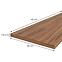 Arbeitsplatte 40 cm/38 mm Eiche estana dunkle  / R20366,2