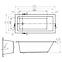 Badewanne Viva 150x70,3