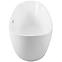 Frei stehende Badewanne Ayla 170/80 Überlaufgarnitur Click-Clack mit rechteckigem Überlauf Slim,3