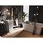 Frei stehende Badewanne Evita 160/80 + Überlaufgarnitur Click-Clack mit Überlauf Slim,10