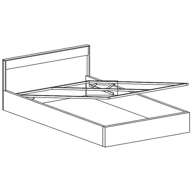 Bett M9 Milan 140x200 Natural Hikora