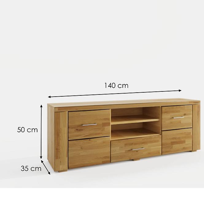 Tv Tisch Carlo C-43 eiche natürliche
