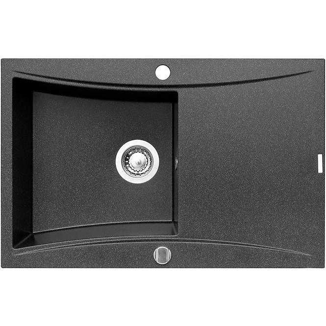 Spüle Softline (79x51) 1B 1D Schwarz